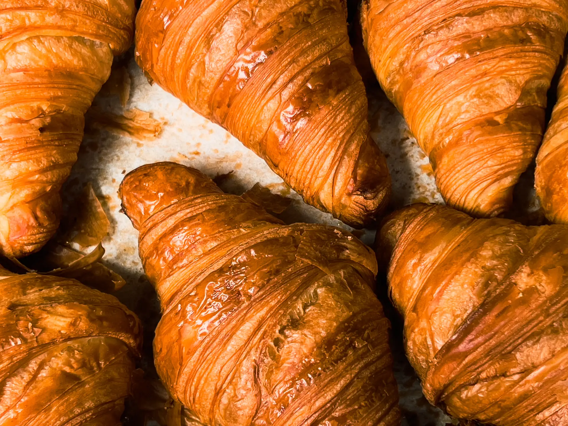 Fresh croissants